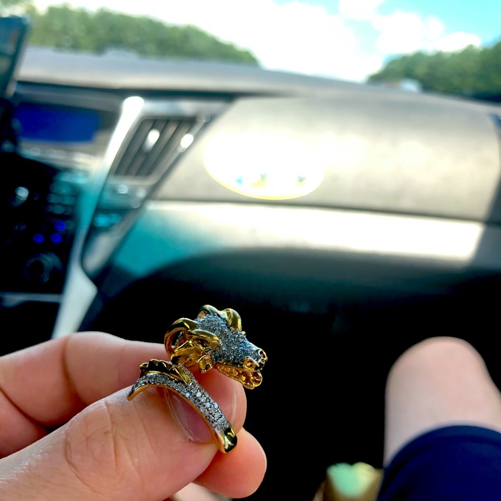 1ct Dragon Ring